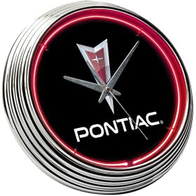 Pontiac Neon Clock by On The Edge