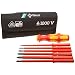 Wera 300368 6 Piece Kraftform Kompakt 1000Volt VDE Set with Pouch