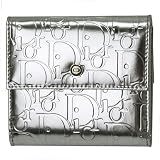 Christian Dior(クリスチャンディオール)Wホック財布 アルティメイト シルバー ロゴグラム エナメルトロッター EMI43057 [並行輸入品]