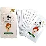 Korean Cosmetics_Nesura Pore Deep Charcoal Strip for Nose Care_10 sheets