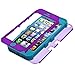 MYBAT IPHONE5HPCTUFFSO020NP Premium TUFF Case for iPhone 5 - 1 Pack - Retail Packaging - Grape/Tropical Teal