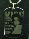 Michael Jackson RIP dog tag pendant necklace dog tag#4