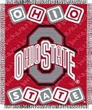 NCAA Ohio State Buckeyes 36-Inch-by-46-Inch Woven Jacquard Baby Throw
