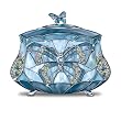 Louis Comfort Tiffany-Style Beauty Takes Wing Collectible Butterfly Music Box by The Bradford Exchange