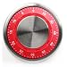 Kikkerland Safe Kitchen Timer, Red