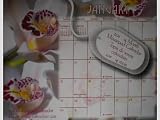 Flowers / Floral 2011 14 Month Mousepad Calendar