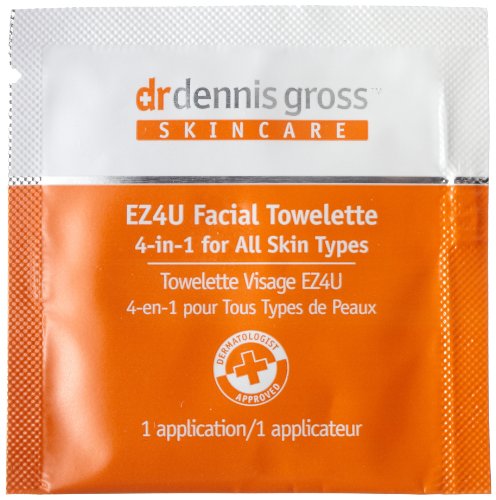 Dr. Dennis Gross Skincare EZ4U Facial Towelletes, 20 Count