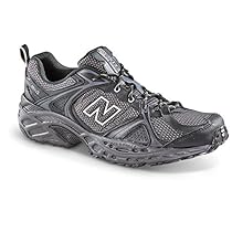 New Balance Men's 481v2 Trail Running Shoe, Black/Silver, 8 D US
