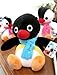 Pingu character Penguin stuffed animal plush black 10