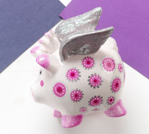 Imagen 6 de - Princesa Piggy Bank 012300088 porcelana Marabu Pintor conjunto de pintura