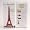 12 inch Laser Cut Paper Eiffel Tower - Red