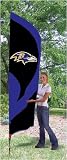 Ravens - Tall team flag w/ pole