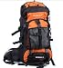 高容量　55L　登山パック　オレンジ a0575