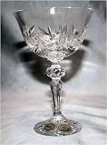 Set of 6 Bohemian Handmade 24% lead crystal Czech Republic Wineware Glasses