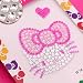 ≪東方神起:テーマソング/ハローキティ誕生35周年記念≫【Hello Kitty Colors】ハローキティー♪ビッグリボンジュエリーステッカー(ピンク)DC-08KT