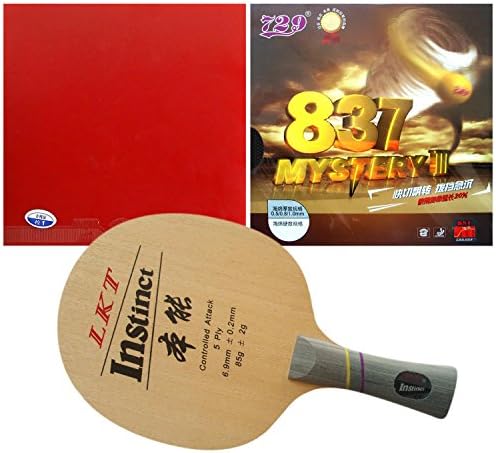 KTL Instinct FL Blade with 729 Super FX and Mystery III 837 Rubbers