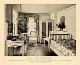 1919 Print Bedroom Furniture Antique Vanity Table Bed - Original Halftone Print