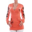 Ed Hardy Knit Longsleeve - Love Kills Slowly - Orange