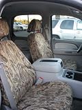 Exact Seat Covers, C1135 SA-V, 2010-2012 Chevy Silverado, Tahoe and GMC Sierra Front Bucket Seats with Side Impact Airbags Custom Exact Fit Seat Covers, Savanna Camo Velour