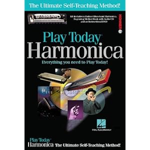 Hal Leonard 703707 Play Harmonica Today Complete Kit with Book/CD/DVD/Hohner Bluesband Harmonica