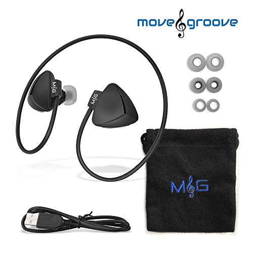 Best Bluetooth Sport Headphones Wireless Headphones with Bluetooth 4.0 Comfortable Earbuds for Sports Running & Workout by Move&Groove