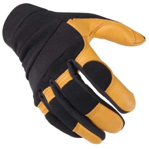 Top Grain Deerskin Mechanic's Glove (TAN) - Size Large On Sale