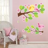 Sweet Tweet Bird Pink - Giant Wall Decals Party Supplies