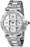 Cartier Pasha Steel Grid Mens Watch W31059H3