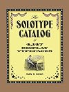 The Solotype Catalog of 4,147 Display Typefaces (Dover Pictorial Archive Series)