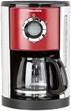 Morphy Richards - Mattino Smart - Cafeti&egrave;re - Minuterie intelligente - Rouge (Import Allemagne)