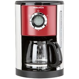 Morphy Richards - Mattino Smart - Cafetière - Minuterie intelligente - Rouge (Import Allemagne)