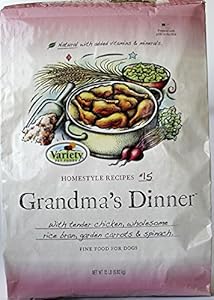 Homestyle Recipes, Grandma's Dinner with Chicken, 15-Pound Bag, Natural Dog Kibble Homestyle Recipes, Grandma's Dinner with Chicken, 15-Pound Bag, Natural Dog Kibble