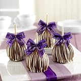 Triple Chocolate Petite Apples - Gourmet Chocolate and Caramel Apple Party Favors - Mrs. Prindable's Handmade Confections