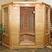 Newport -3 Person Infrared Sauna, Canadian Red Cedar, CD
