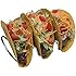 Taco Holders, Mexican Food Stainless Steel Rack. Stand Holds Hard or Soft Shells. Fiesta Taco Time! (Pack of 2)