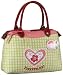 Adelheid - Werkstatt des wahren Gl?cks Zuckers?ss Handtasche 110910073, Damen Henkeltasche, gr?n, (karo gr?n 492), 21x7,5x22