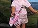 Doll Clothes for American Dolls for Girls Pink Golf Set Outfit Includes Skort Shirt Ball Tee Visor 3 Clubs and Bag (9 Piece Set)