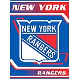 New York Rangers NHL Royal Plush Raschel Blanket (800 Series) (60 x80 )