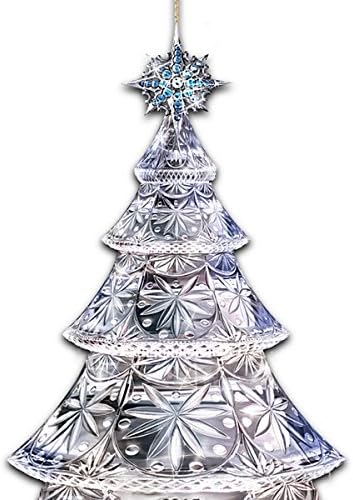 Thomas Kinkade Shimmering Elegance Ornament: 2015 Edition In The Crystal Holidays Collection by The Bradford Editions