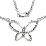 0.25 Carat Genuine Blue Diamond Sterling Silver Pendant