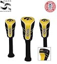 NCAA Iowa Hawkeyes Golf Set of Three Nylon Headcovers