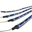 4* 30cm Car/Vehicle/Trunk Flexible Blue Light Strip LED Light