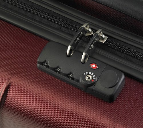 Heys USA Luggage 4wd Hardside Business Case, Red, 16 Inch
