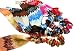 L. Erickson USA Sash Ponytail Holder - Sizzle 100% Silk Print