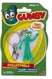 GUMBY KEYCHAIN Bendable TV Cartoon Toy Figure