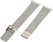 Hadley-Roma Men's MB3806RWSQ-22 22-mm Mesh Stainless Steel Watch Bracelet