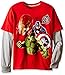 Marvel Boys' Avengers Group Shot Twofer T-Shirt W Heather Grey Slvs