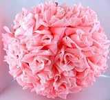 Pink Rose Hanging Ball Lamp Chandelier
