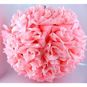 Pink Rose Hanging Ball Lamp Chandelier by Trans