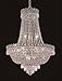 Century 12 Light Chandelier with Crystal Size / Finish / Crystal Trim: 20" / Chrome / Spectra Swarovski